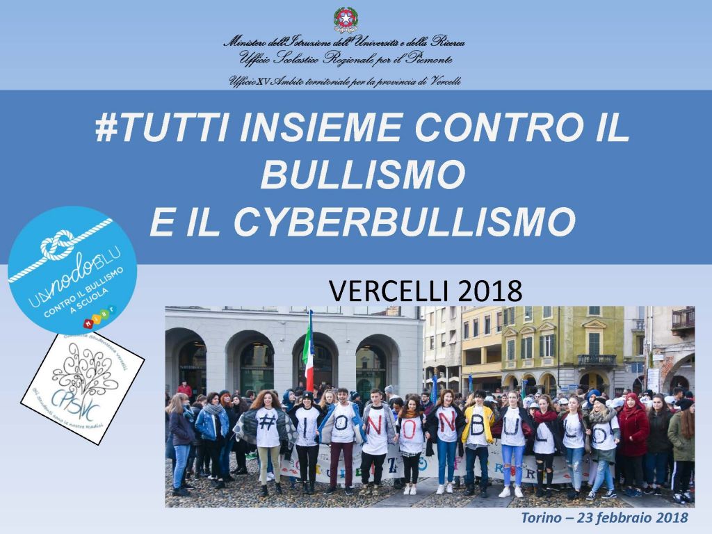 Tutti Insieme Contro Il Bullismo Vercelli 18